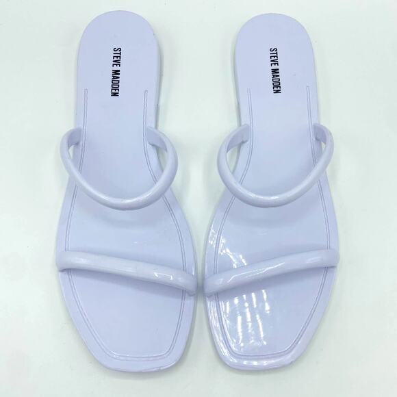 Steve Madden Pike Sandals Size 11 Pastel Purple Lavender Jelly Slide Y2K Kidcore - Picture 8 of 8